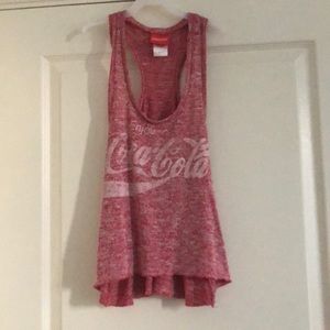 Coca Cola racerback shirt